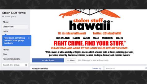 PLEASE SEE THE OFFICIAL HOUSE RULES PINNED IN THE MAIN GROUP This. . Stolen stuff hawaii facebook
